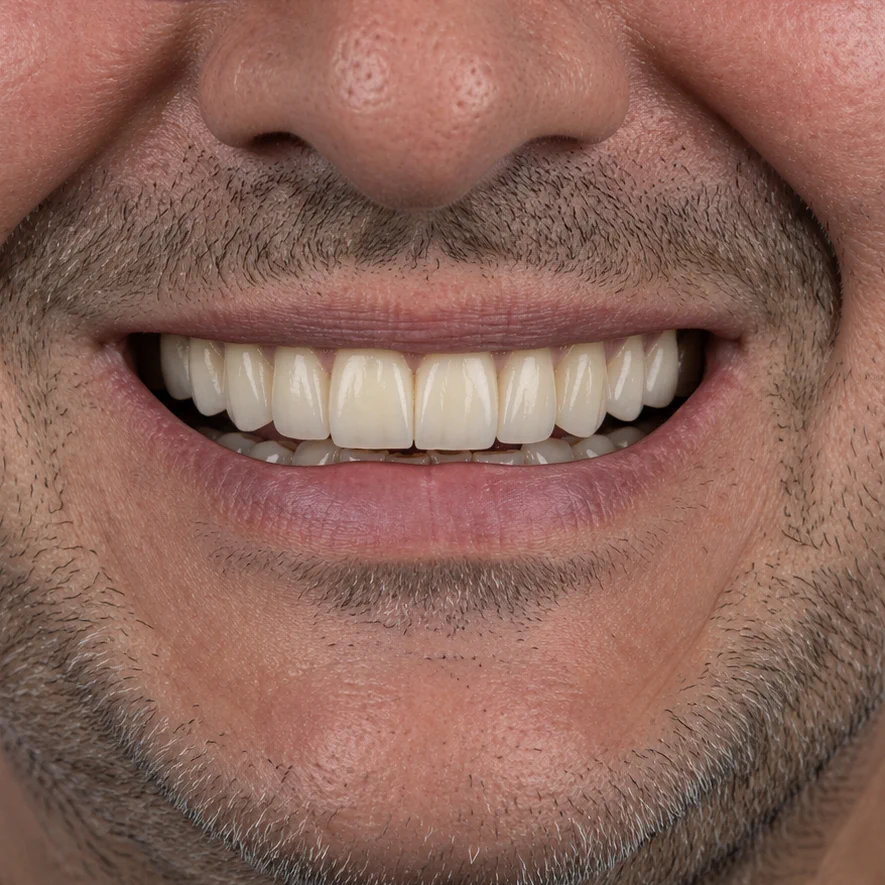 Restorative Smile Makeover after treatment